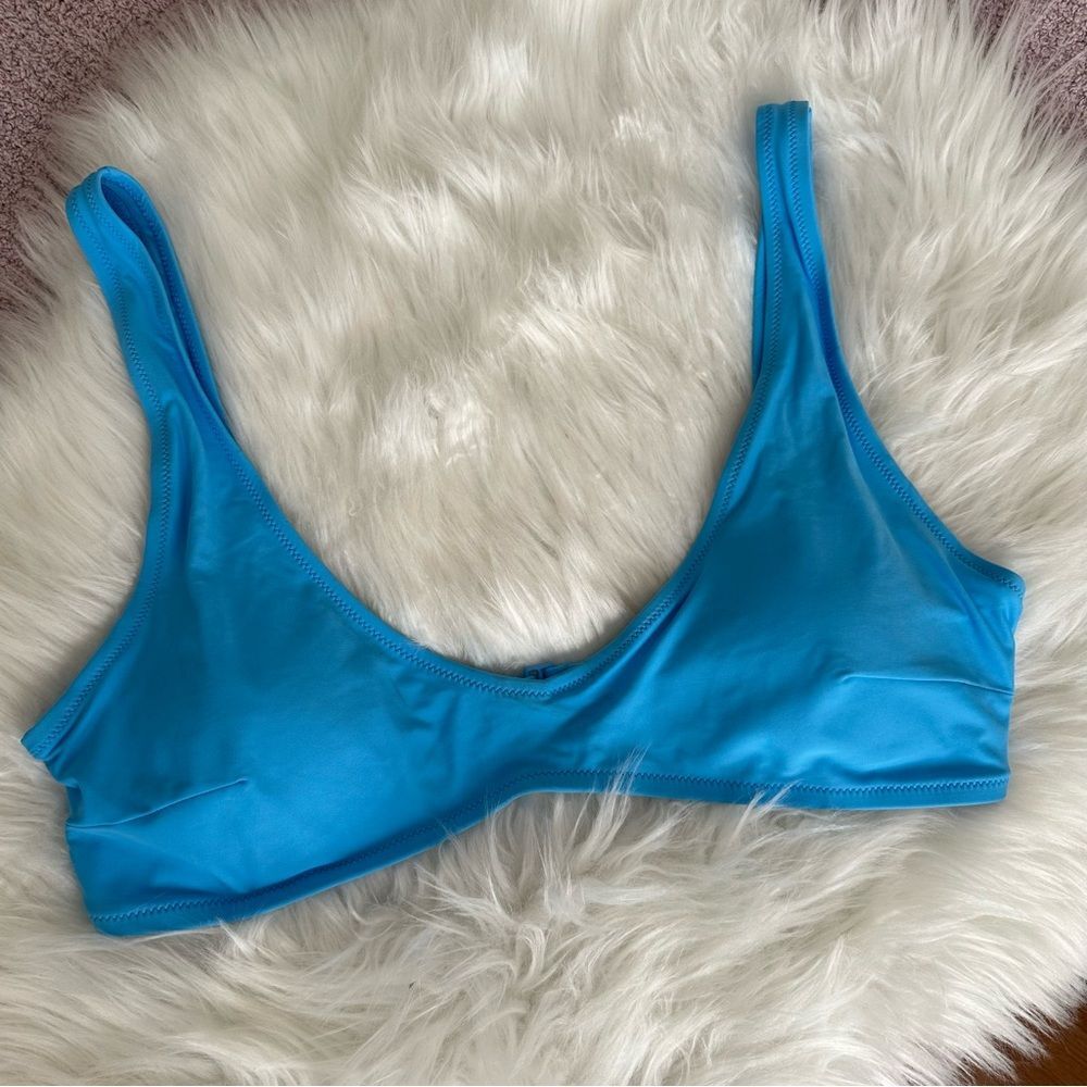 NWT Aerie Swim Top in blue size XL
